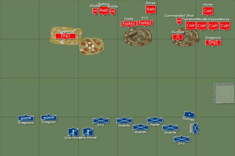 FoG Renaissance Battle Map Louis XIV French vs TYW Catholics